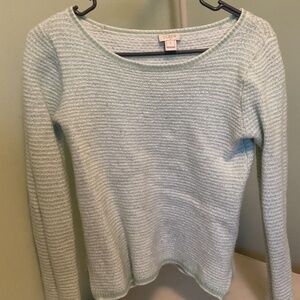 J Crew Womens Light Mint Green Crewneck Sweater Size Small